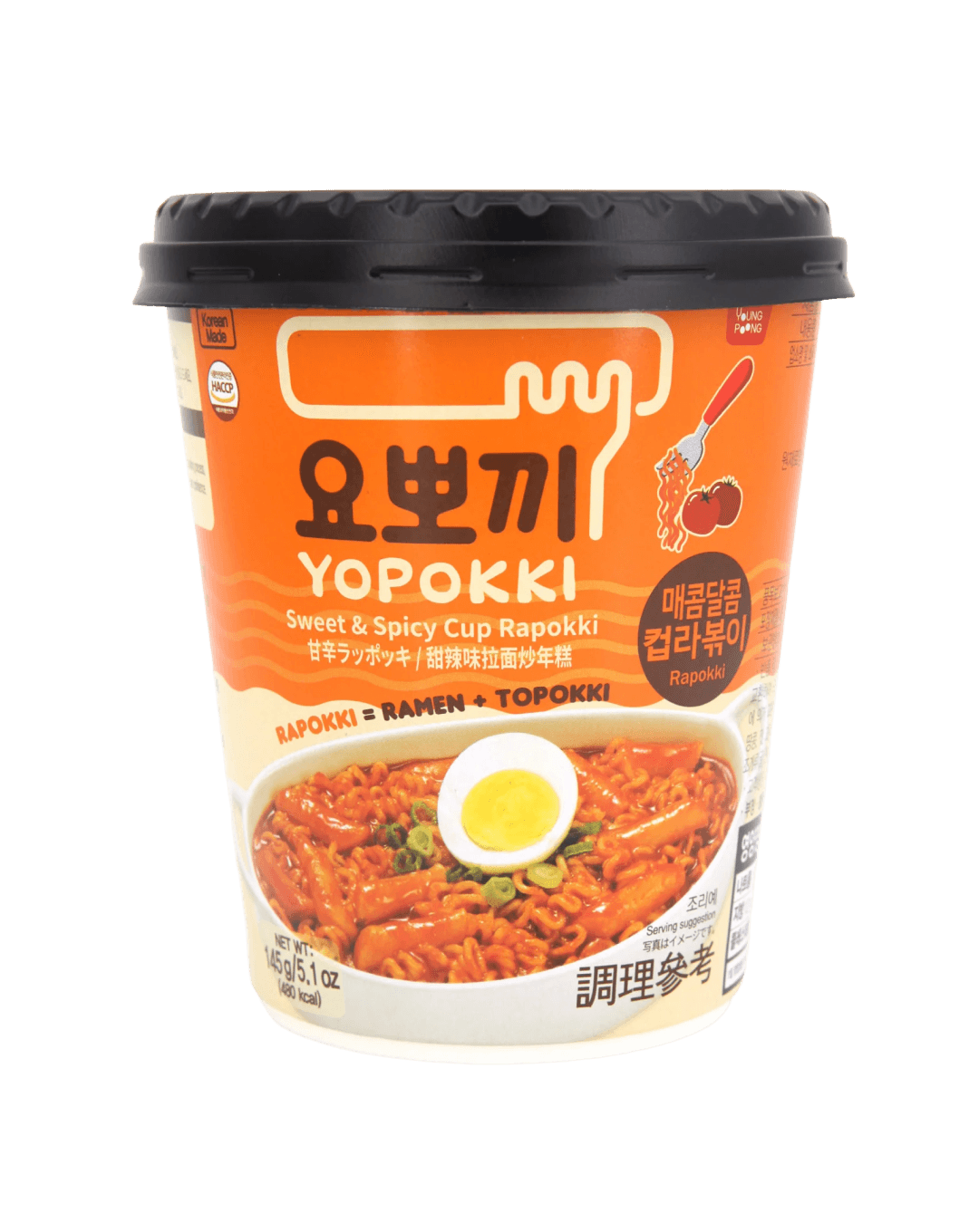 Topokki Ramen "Rapokki" Sweet and Spicy Cup YOPOKKI - 2Kb2jie0CAEoVYxERB861s